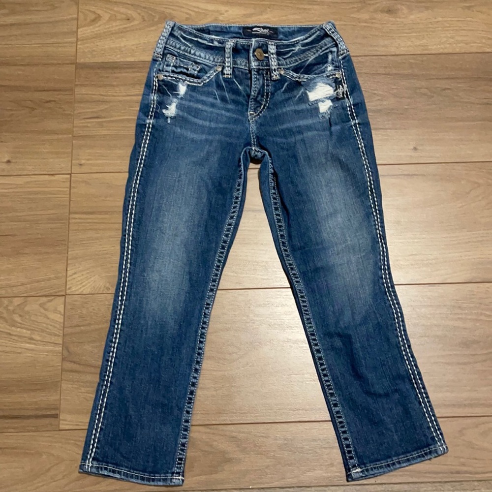 Silver suki Capri jeans